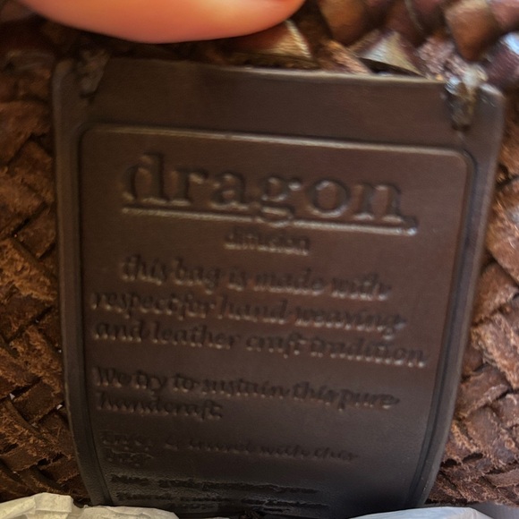 Dragon Diffusion Dark Brown Woven Tote - Picture 4 of 7